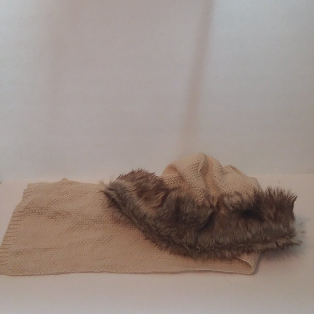 Brown Scarf Hat